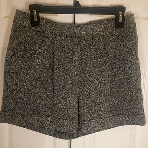 Melrose and Market Black Tweed Shorts